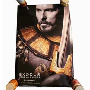 Exodus: Gods and Kings 2014 Original Movie Poster 27x40 Christian Bale D/S
